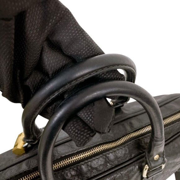 Authentic Gucci GG Guccissima Business Bag Briefcase Crossbody Messenger Mens - Picture 9 of 13